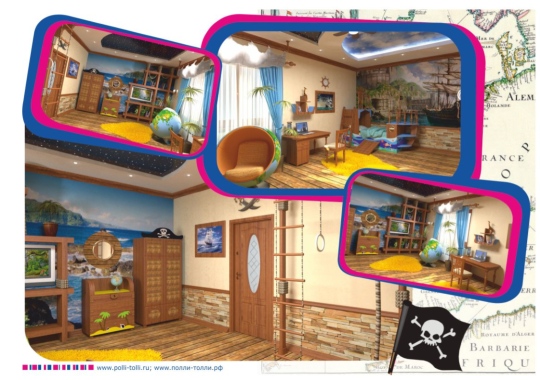 156224 картинка каталога «Производство России». Продукция Комплект мебели в детскую для маленького пирата, г.Верхняя Пышма 2015
