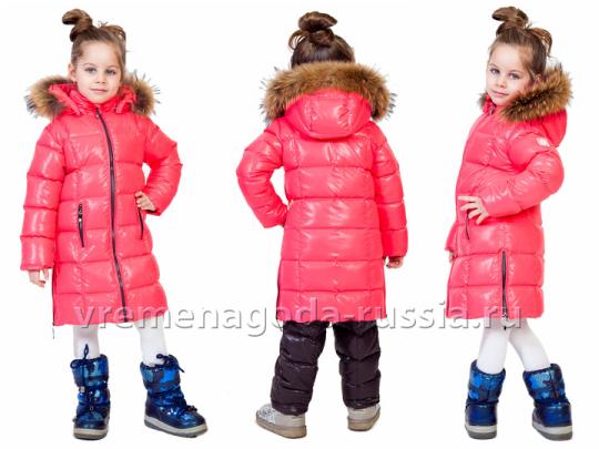 Фото 3 Детское зимнее пальто с полукомбинезоном на пуху для девочки «СПОРТ ЛАЙФ», г.Санкт-Петербург 2015