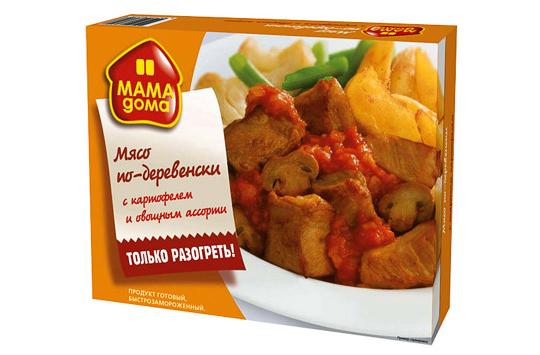 Фото 4 Замороженные готовые блюда в упаковке «МамаДома», г.Москва 2015
