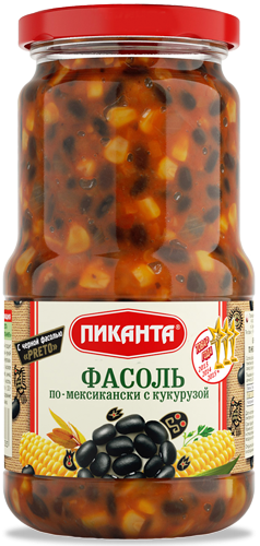 Фасоль и кукуруза в мексиканском соусе Фасоль и кукуруза в мексиканском соусе