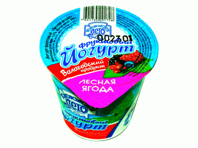 Молочный фруктовый йогурт