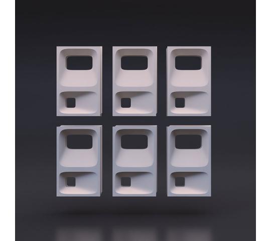Фото 3 3D блоки для межкомнатных перегородок и интерьера помещений., г.Москва 2016