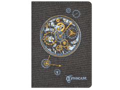 Фото 1 VIVACASE Текстильный универсальный чехол-обложка Сlockwork для планшетов и e-book 6», черный, картон (VUC-CCW06-bl), г.Торжок 2016