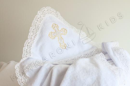 Фото 10 Крещение - крестильное полотенце. Крестильное полотенце по традиции хранится всю жизнь, оберегает человека во время болезни и п 2017