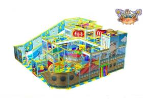 Детский игровой лабиринт в тематике «Пиратский корабль»