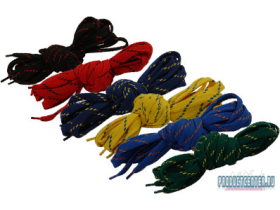 Шнурки для хоккейных ботинок (длина-2,75 м); разноцветные в ассортименте