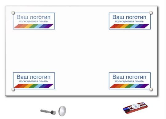 Фото 4 Стеклянные магнитно-маркерные доски с логотипом, г.Екатеринбург 2018