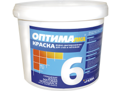 Фото 1 Краска водно-дисперсионная моющаяся для потолков и стен «ОПТИМАлка 6», г.Барнаул 2019