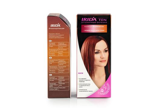 Фото 18 Оттеночный бальзам для волос IRIDA Ton, г.Санкт-Петербург 2019