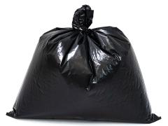 Мешки для мусора 30 литров ПВД  50х60, 45 мкм