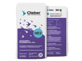 Шпаклевкая полимерная супербелая Cleber H50