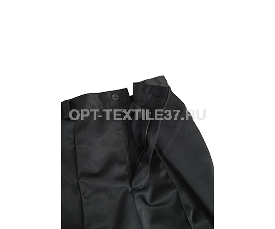 Фото 2 брюки охранника чёрные с гульфом на молнии 2020