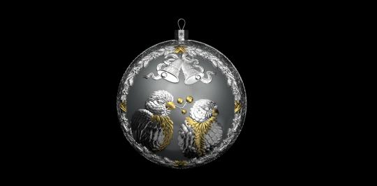 Фото 5 Серебряные новогодние шары, г.Тольятти 2020