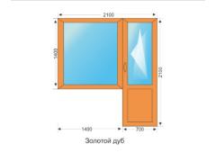 Фото 1 Пластиковое окно для балкона, г.Череповец 2020