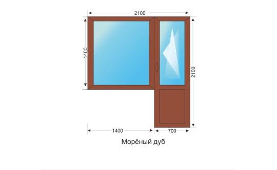 Фото 4 Пластиковое окно для балкона, г.Череповец 2020