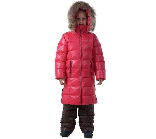 Фото 6 Детское зимнее пальто с полукомбинезоном на пуху для девочки «СПОРТ ЛАЙФ», г.Санкт-Петербург 2020