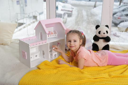 Фото 4 Кукольный домик «Мини» с балконом, г.Киров 2021