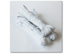 Фото 1 Тесьма эластичная плетеная 7, 8 ,10 мм. Цвет белый, г.Ковров 2021