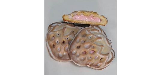 Фото 8 Печенье сложное "BERNER"с прослойкой со вкусом клубника-сливки в сахарной глазури 2021