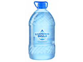 Питьевая вода в бутылках по 5 литров