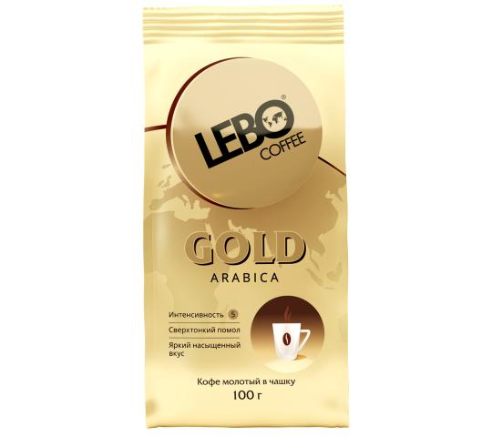 Фото 6 LEBO GOLD молотый для чашки, 100 г 2021