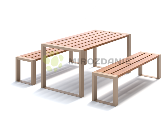 Фото 4 Скамейки со столом садово-парковые «Cafe №2» 1600, г.Барнаул 2021