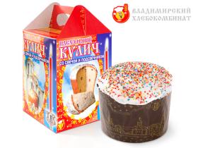 Кекс «Донской», со свечой и подсвечником в коробке.