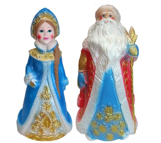 Фото 1 Дед Мороз и Снегурочка – куклы под ёлку из пластизоля 2022