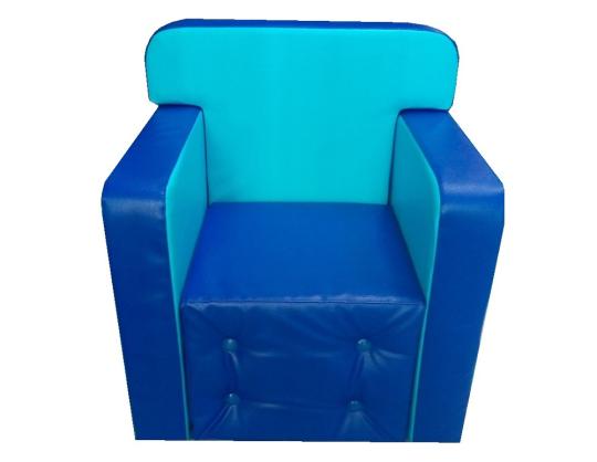Фото 77 Детское игровое кресло Комфорт синий / голубой 2022