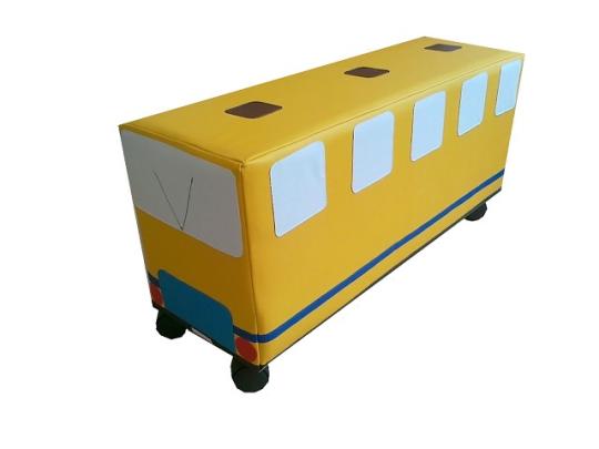 Фото 27 Мягкий модуль Машина на колесах Автобус 2022
