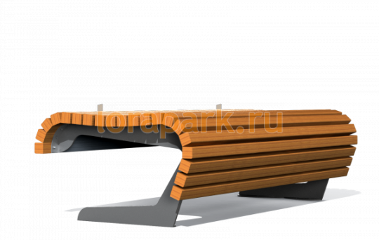 Фото 3 Парковые скамейки серии «Волна», г.Домодедово 2022