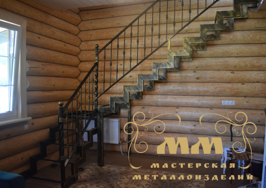Фото 1 Лестница на металлическом каркасе, г.Рязань 2022