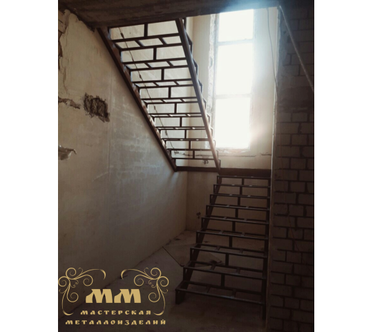 Фото 2 Лестница на металлическом каркасе, г.Рязань 2022