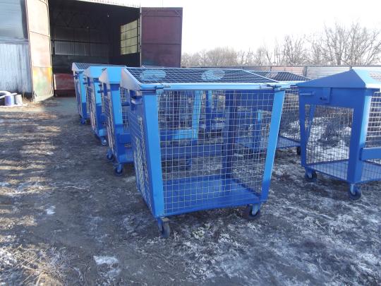 Фото 3 Сетчатые контейнеры для РСО с колесами, г.Рязань 2022