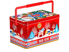 Фото 1 Новогодний жестяной чемоданчик для подарка, г.Павловский Посад 2023