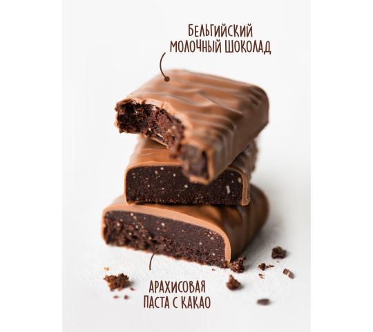 Фото 2 Шоколадный батончик Брауни с арахисовой пастой, г.Москва 2023