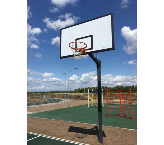 Фото 2 Стойка баскетбольная стационарная, вынос 1.2 м., г.Казань 2023