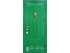 Фото 1 Зеленая морозостойкая дверь с кнокером №28, г.Москва 2023