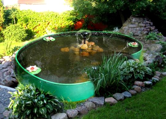 фонтан в пруд для дачи #17