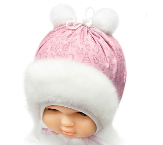 Фото 9 детская зимняя шапка для девочки 2014