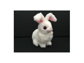 Кролик белый с подвижными ушами