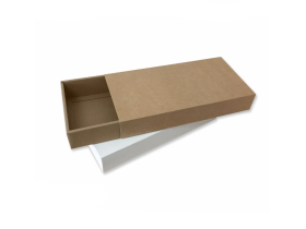 Коробка пенал из МГК + тонкий картон 300х150х50 мм