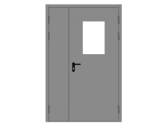 Фото 1 Двупольные (двухстворачыте ) остекленные двери, г.Климовск 2023