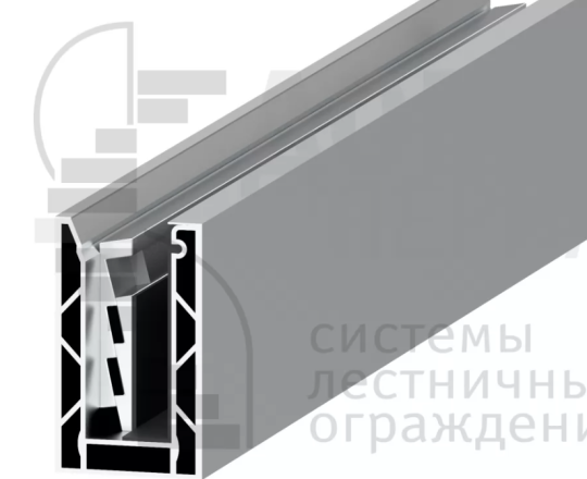 701330 картинка каталога «Производство России». Продукция Алюминиевый зажимной профиль для стекла 12 мм, г.Москва 2023