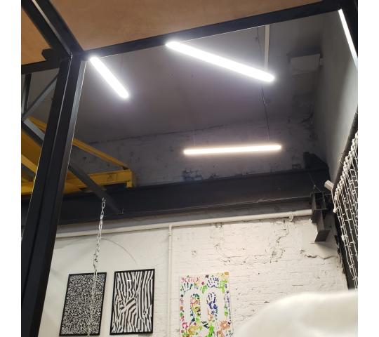 Фото 5 Линейные светодиодные светильники в интерьере офиса 2024