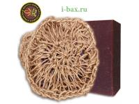Мочалка джутовая с натуральным мылом