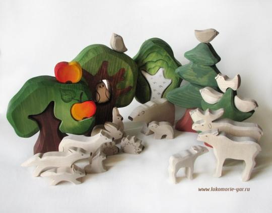 Фото 3 Деревянные игрушки-животные, г.Ярославль 2015