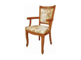 Кресло деревянное с мягким сиденьем