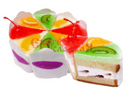 Фото 1 Бисквитный торт с фруктами "Мультифрукт", г.Нижневартовск 2015