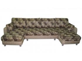 П-образный угловой диван
